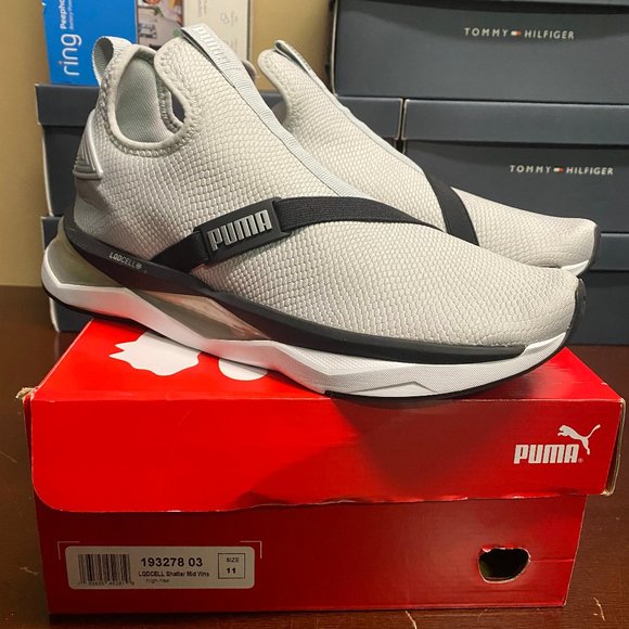 Puma Mens Ivory LQDCELL Shatter Mid 193278 03 High Rise Sneaker Shoes Size US 11 - Picture 1 of 4